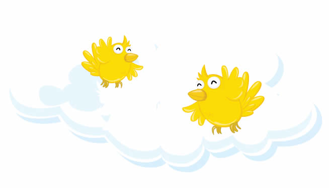 pajaros volando
