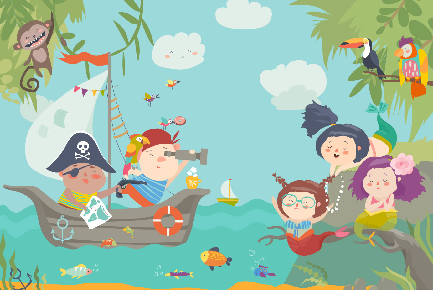 CUENTO INFANTIL: El canto que salvó a los piratas